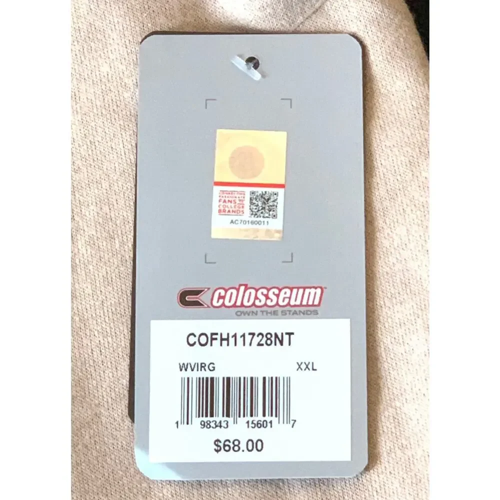 🎉HOST PICK🎉  WVU Great Outdoors NEW Mens Hoodie Sweatshirt XXL Tan Sequoia Color - Picture 3 of 13